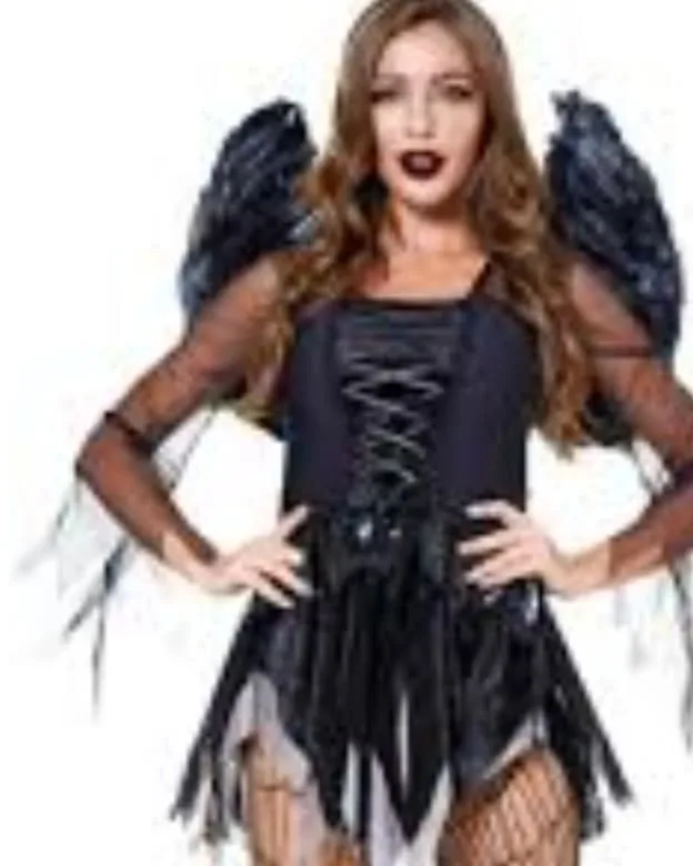 Personaje de ángel oscuro