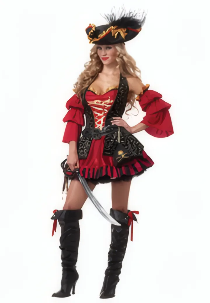 Disfraz de Pirata Bucanera Deluxe