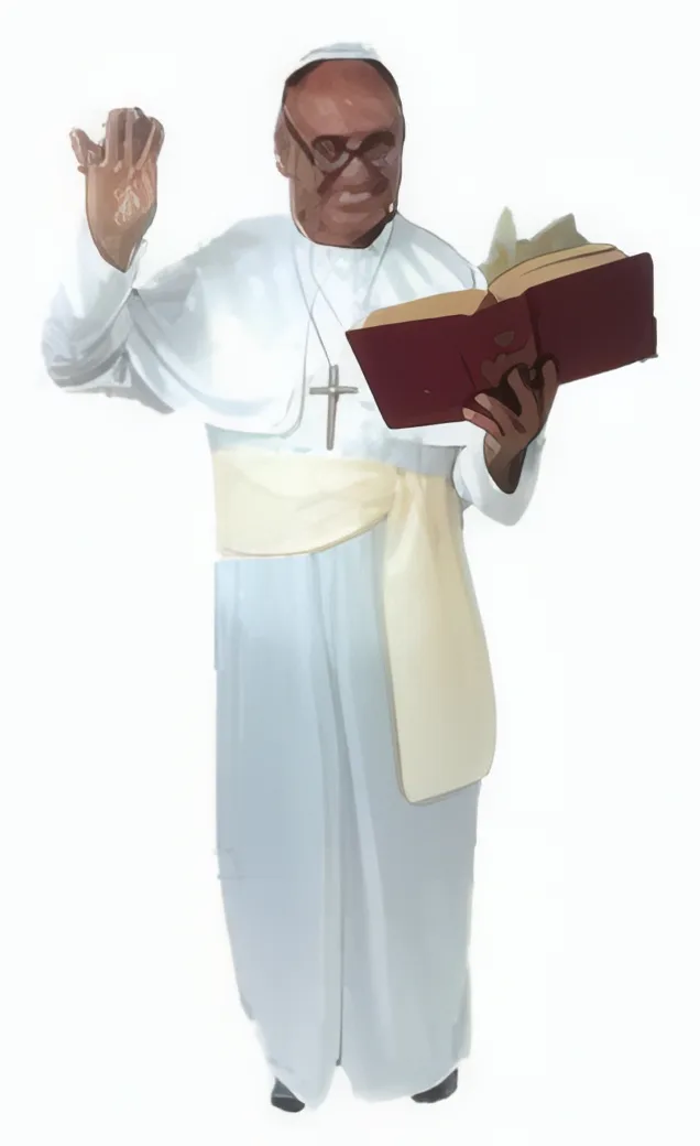 Disfraz del Papa Francisco