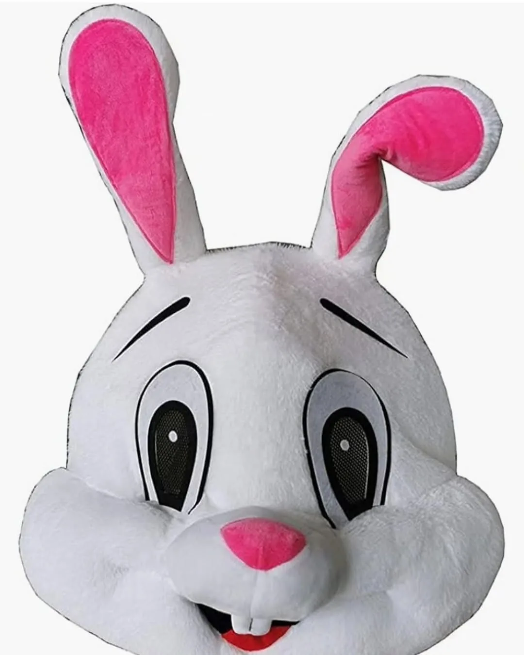 Cabeza de conejo de peluche